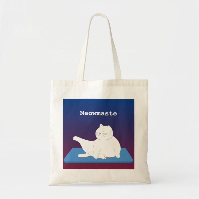 Personnaliser le Sac fourre-tout de chat de yoga (Devant)