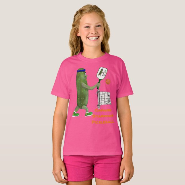 Personnaliser le T-shirt amusant de Pickleball de  (Devant entier)