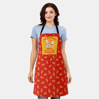 Personnaliser le tablier de chef de pizza de resta