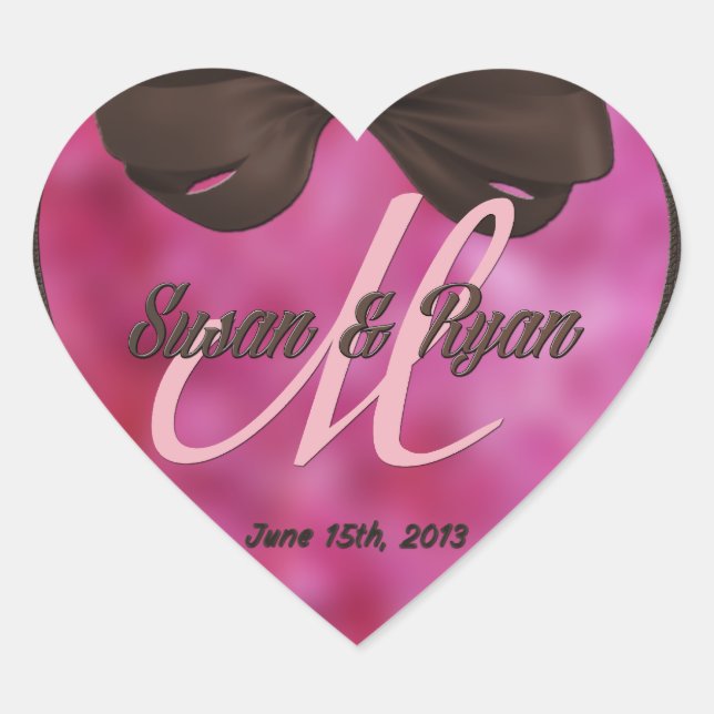 Personnaliser les autocollants de mariage - (Devant)