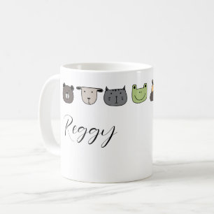 Personnaliser les tasses - Visages d'animaux