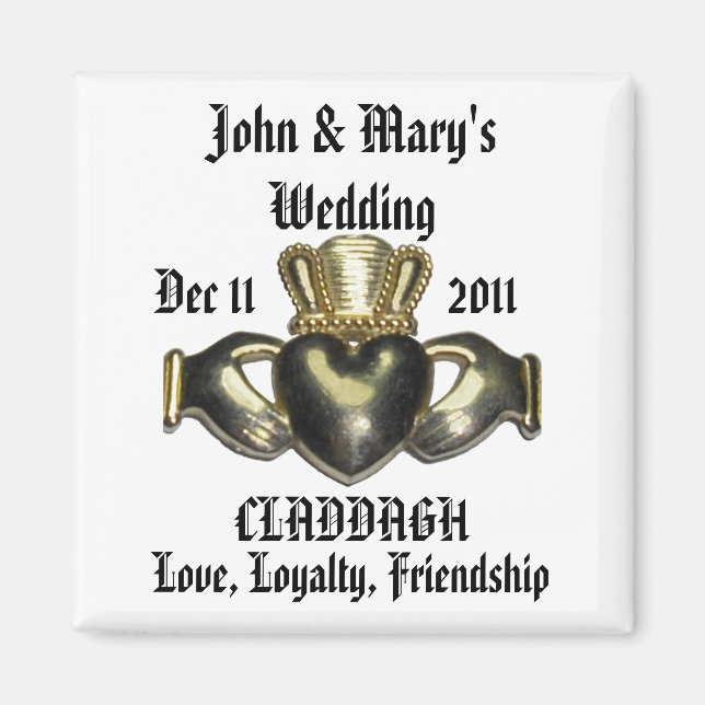 Personnaliser Magnet Claddagh (Devant)
