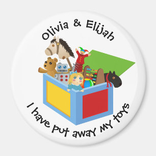 Personnaliser Magnet pour enfants - J'ai mis mes j