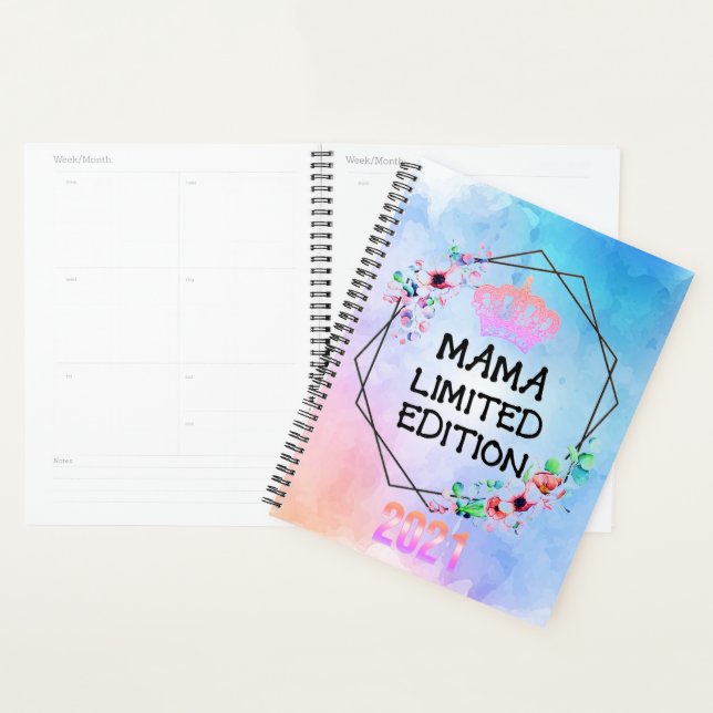 Personnaliser MAMA LIMITED EDITION Floral Mom Plan (Devant avec enveloppe)