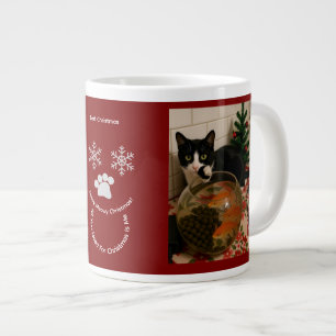 Personnaliser, Meilleur Noël, Photo de Chat Mug Sp