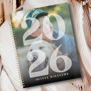 Personnaliser moderne Photo 2026   Recouvrement bl