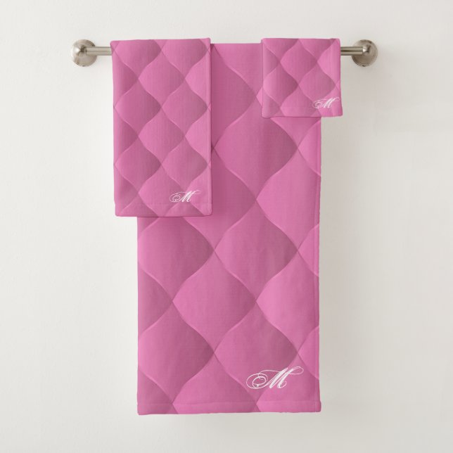 Personnaliser Monogramme Rose douce de luxe (En situation)
