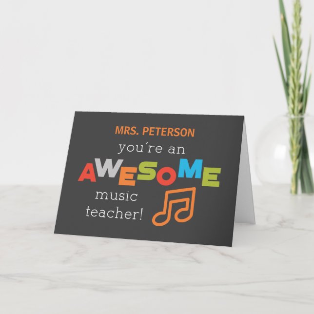 Personnaliser, Musique Papillons Merci Enseignant (Devant)