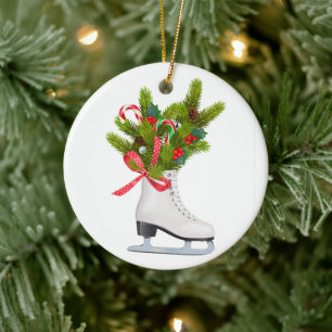 Personnaliser Patinage sur glace pour ornement en