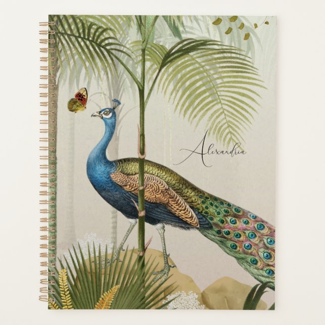 Personnaliser Peacock avec papillons (Devant)