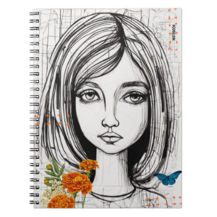 PERSONNALISER : Portrait à main Carnet