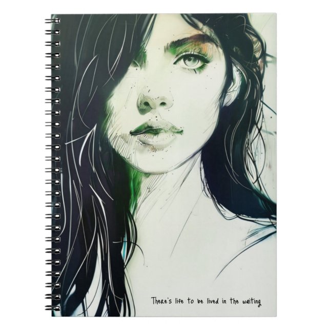 PERSONNALISER : Portrait illustré | Carnet (Devant)