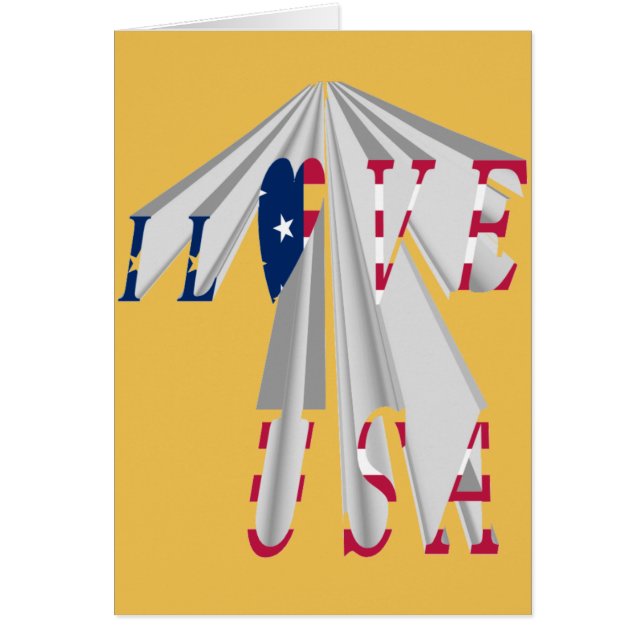 Personnaliser Produit J'aime USA (Devant)