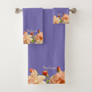 Personnaliser Roses Buds Périwinkle Arrière - plan