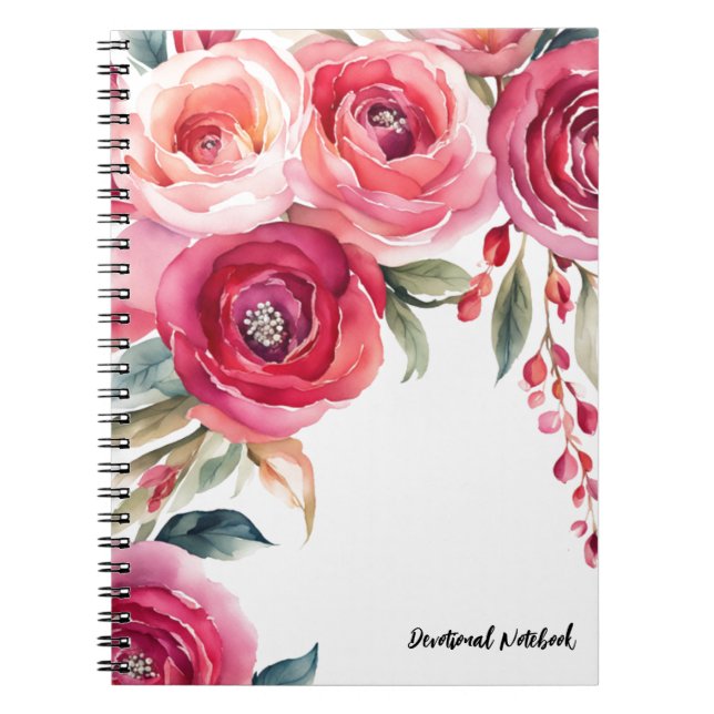 PERSONNALISER : Roses | Journal des Carnets dévoti (Devant)