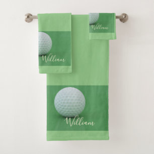 Personnaliser Sage Green Arrière - plan Golf Ball