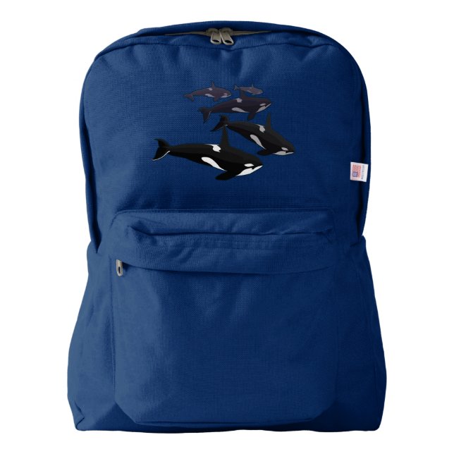 Personnaliser sur les sacs de l'école Orca Backpac (Devant)
