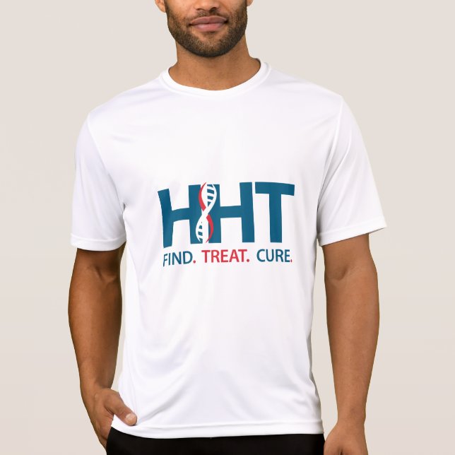 PERSONNALISER ! T-shirt sportif Cure HHT (Hommes) (Devant)