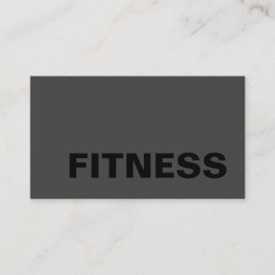 Personnaliser Tendance Grey Fitness Carte de visit