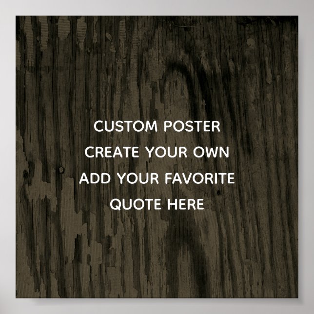 personnaliser un poster ajouter votre propre devis (Devant)