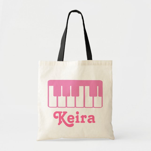 Personnaliser Un Sac fourre-tout De Musique Piano (Devant)