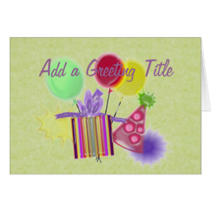 Personnaliser une carte d'anniversaire