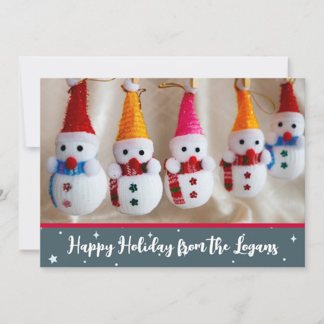 Personnaliser une carte de Noël mignonne (Devant)