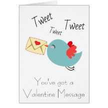 Personnaliser Valentines Tweet Love Card