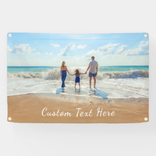 Personnaliser votre bannière photo avec texte