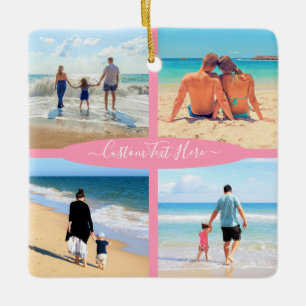 Personnaliser Votre Collage Photo Texte Ornement d