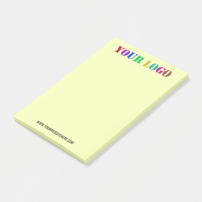 Personnaliser votre logo Texte Post-it® Notes Choi (Incliné)