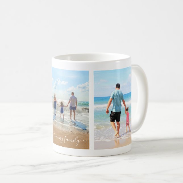 Personnaliser Votre Photo Collage Mug - I Love My  (Devant droit)