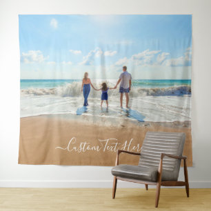 Personnaliser votre tapisserie photo avec texte