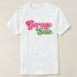 Personnalisez ce joli T-shirt de vente Garage