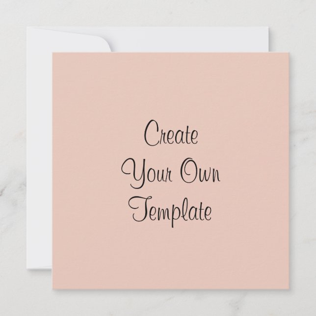 Personnalisez ces invitations de 5,25 po x 5,25 po (Devant)