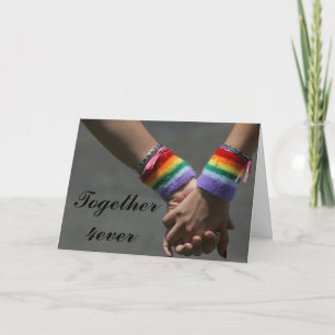 Personnalisez cette carte lesbienne mignonne - Ens