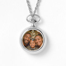 Personnalisez cette montre collier Ajoutez votre p