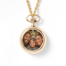 Personnalisez cette montre collier Ajoutez votre p