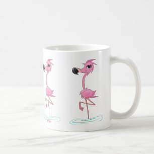 Personnalisez cette Mug Flamant rose amusante