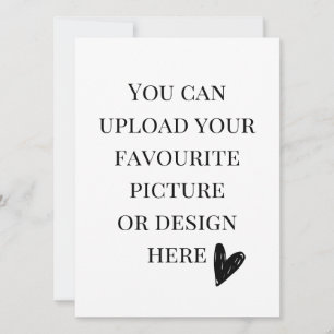 Personnalisez la carte boîtier 5,5 po x 7,5 po - p