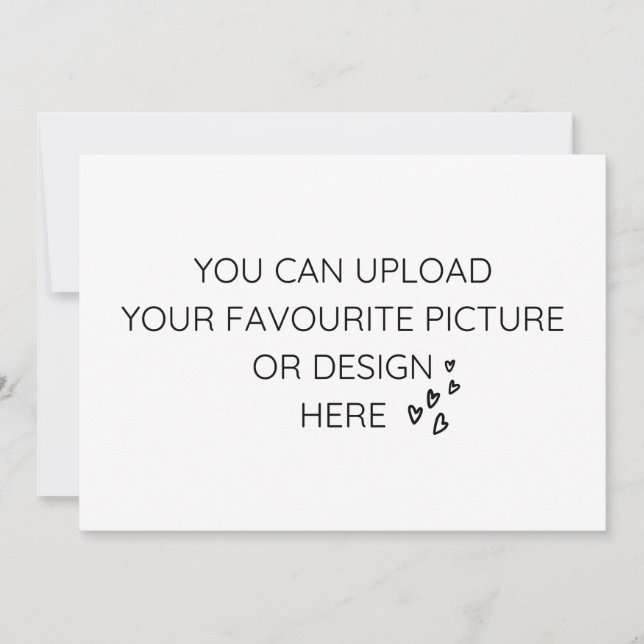 Personnalisez la carte boîtier 5 po x 7 po (Devant)