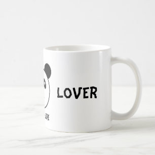 Personnalisez la tasse d'amant de panda