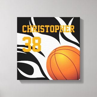 Personnalisez la toile de basketball B/W flamand