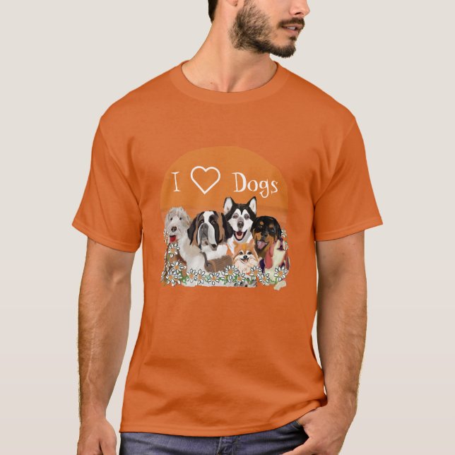 Personnalisez le T-shirt club de pack de chiens te (Devant)