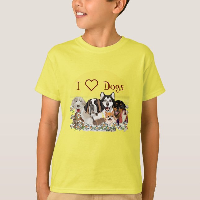 Personnalisez le T-shirt club de pack de chiens te (Devant)