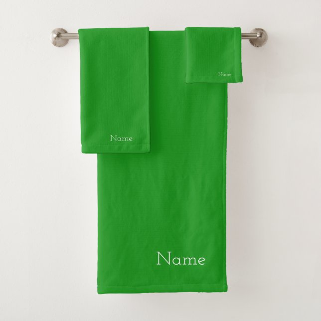 Personnalisez l'ensemble de serviettes de bain Eme (En situation)