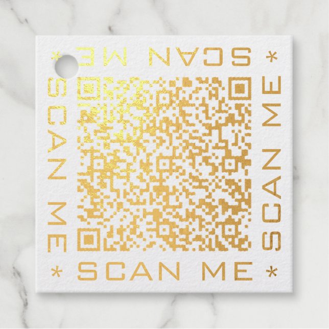 Personnalisez les étiquettes de votre code QR Scan (Devant)