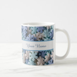 Personnalisez un noble flocon de neige tasse de no