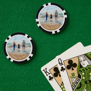 Personnalisez vos jetons Photo Poker avec le nom d