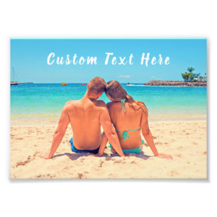 Personnalisez Votre Affiche de Photo avec Texte Pe